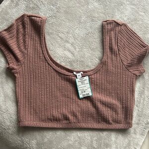 *thrifted* garage crop top